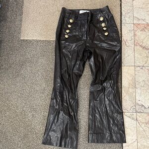 10 Crosby Derek Lam Black Wide Leg Pants